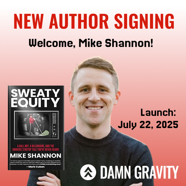 BenjaminPutano's tweet photo. More exciting news this week. I'm thrilled to announce Damn Gravity's newest author signing, @MikeShannonMJS  🚀🚀🚀

Mike has had a wild startup journey. While working as a ball boy for the Chicago Bulls (during prime D-Rose era), he went on Shark Tank and secured an investment from Mark Cuban. Last year, Mike's startup, Packback, was acquired for tens of millions. 

I read Mike's new book, Sweaty Equity, in one weekend. It's funny, exciting, thought-provoking, and completely original. 

And I'm not alone... Mark Cuban called it "A wildly entertaining story!"

I tell entrepreneurs all the time... PUT DOWN the formulaic "how to" book and pick up a memoir. You'll learn more from real founder stories like Mike's than any 7-step framework. 

'Sweaty Equity' should be read by every founder and startup joiner. You'll see yourself in Mike's journey and know you're not alone. You'll laugh a lot too. 

(Bonus if you're a basketball fan -- Mike's ball boy stories are equal parts hilarious and heartbreaking... especially for D Rose fans.) 

Thank you to @ericmillsio for introducing me to Mike, and @JohnBuschVI for recommending Damn Gravity. This will be our 8th title and 4th(!) this year. 

Mike is also our FIRST Chicago author!!

Sweaty Equity will be released July 22! Join us at Three Cities Social for Mike's Book Launch Party during Chicago Tech Week. 

Pre-order the book today! L!nk in the C0mm3nts 😎