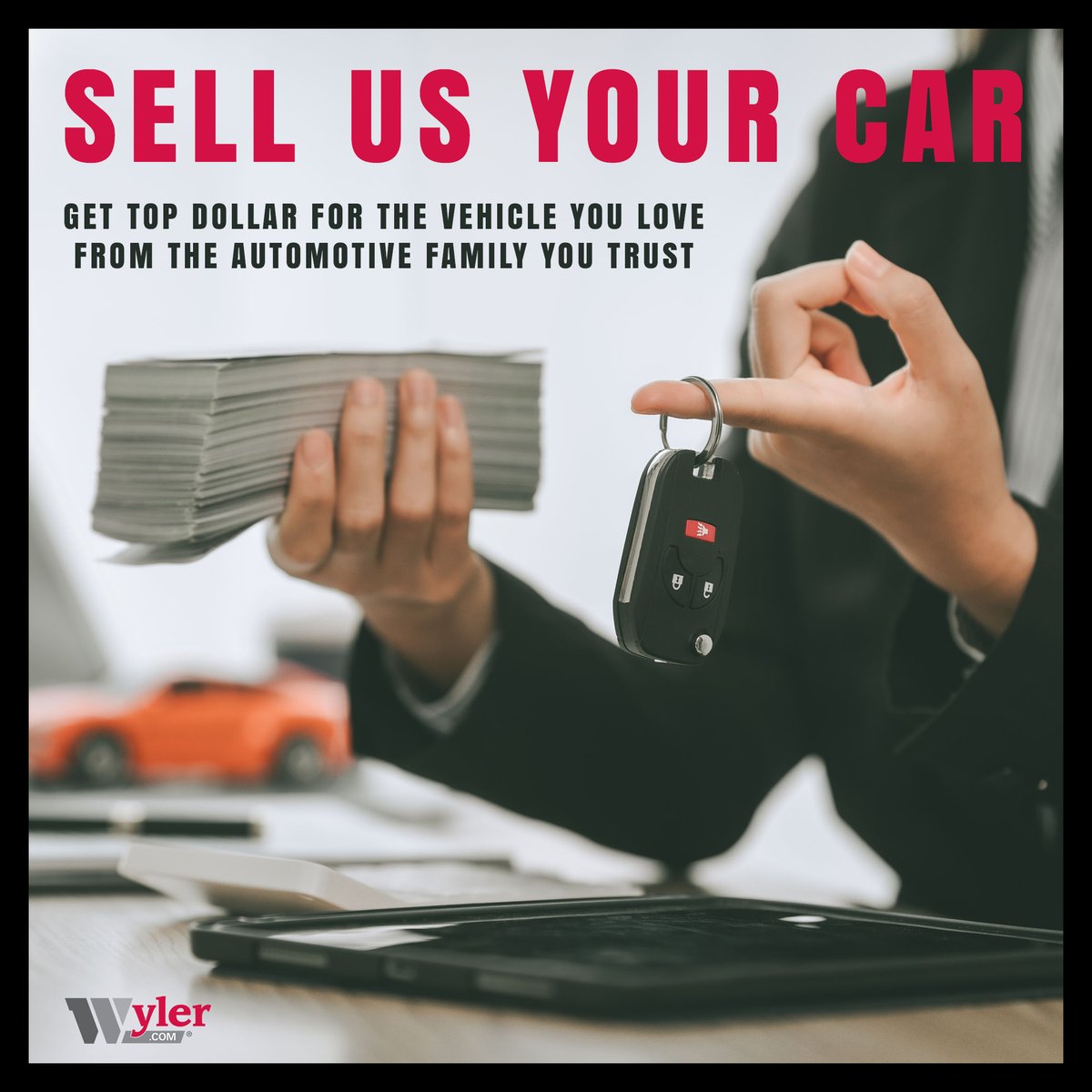 Selling your car? 🚗💰 Jeff Wyler Automotive Family is buying! Get a competitive offer and sell your vehicle with ease. No hassle, just fast and fair deals. Visit us today to get started 🔗 bit.ly/43U0AFE

#JeffWyler #SellYourCar #WeBuyCars #HassleFree #DriveHappy