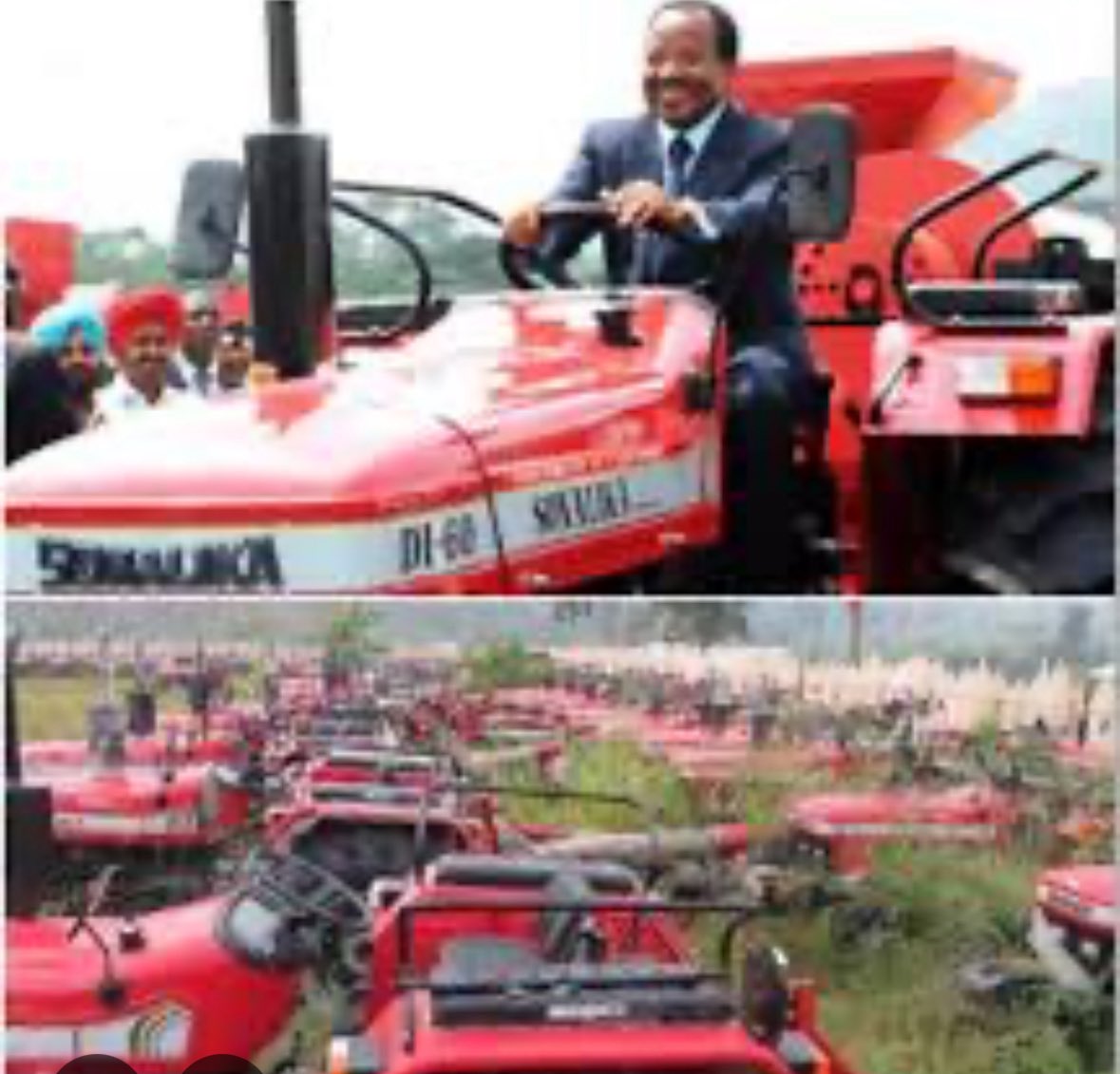 Les tracteurs plantés en brousse sont dans le top 5.

Plus méchant que Biya et ses gouvernements, même le diable est moins inspiré.