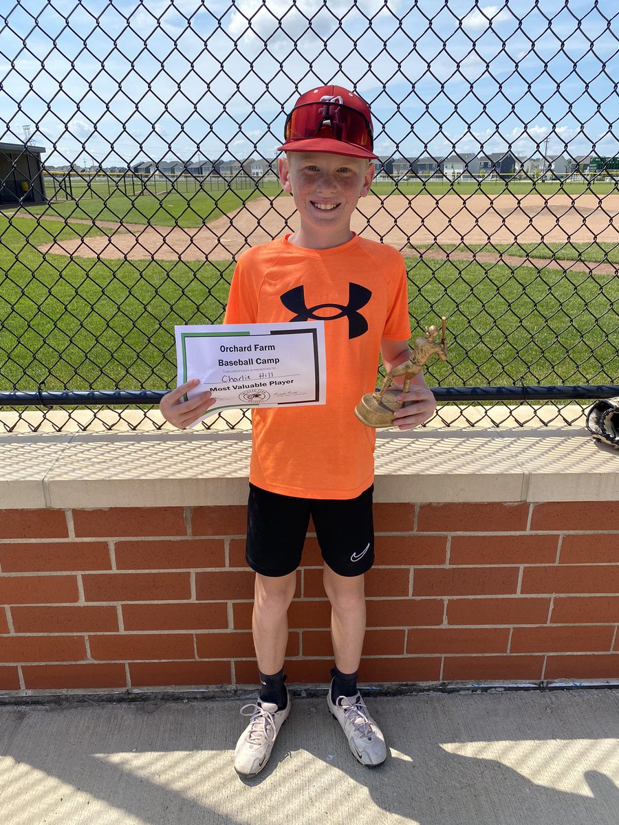OFHS_baseball's tweet image. Congratulations to our Camp MVP - Charlie Hill