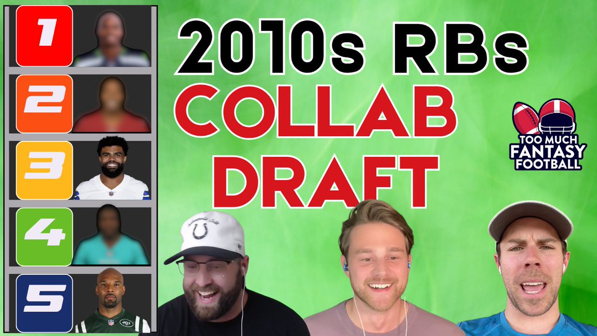 Brian Hartman (@toomuch_brian) on Twitter photo With content in a lull, we had to bring the Collab drafts to <a href="/TooMuch_FF/">Too Much Fantasy Football</a>.
We take down the best 2010s RBs. Joined by <a href="/ChuckFBass/">Chuck Bass</a>
Don't miss the laughs and see how high Lamar Miller goes.
🔗⬇️ With content in a lull, we had to bring the Collab drafts to <a href="/TooMuch_FF/">Too Much Fantasy Football</a>.
We take down the best 2010s RBs. Joined by <a href="/ChuckFBass/">Chuck Bass</a>
Don't miss the laughs and see how high Lamar Miller goes.
🔗⬇️