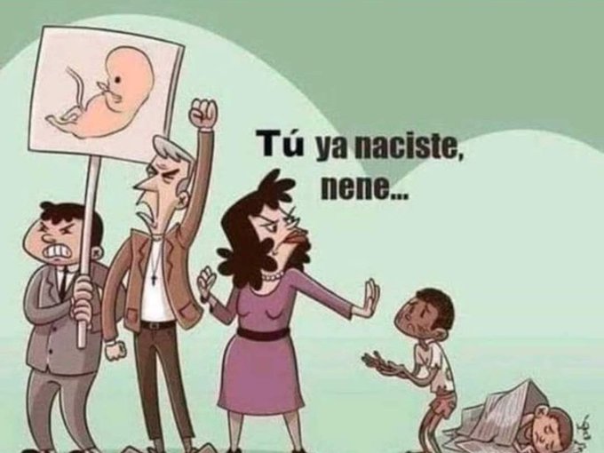 Hay que ser bien mierda para celebrar el obligar que lleven un embarazo que pone riesgo sus vidas.

Pero eso es Renovación Medieval, una reunión de mierdas sin entrañas que defienden pederastas y no les importa la vida de los niños que ya nacieron.