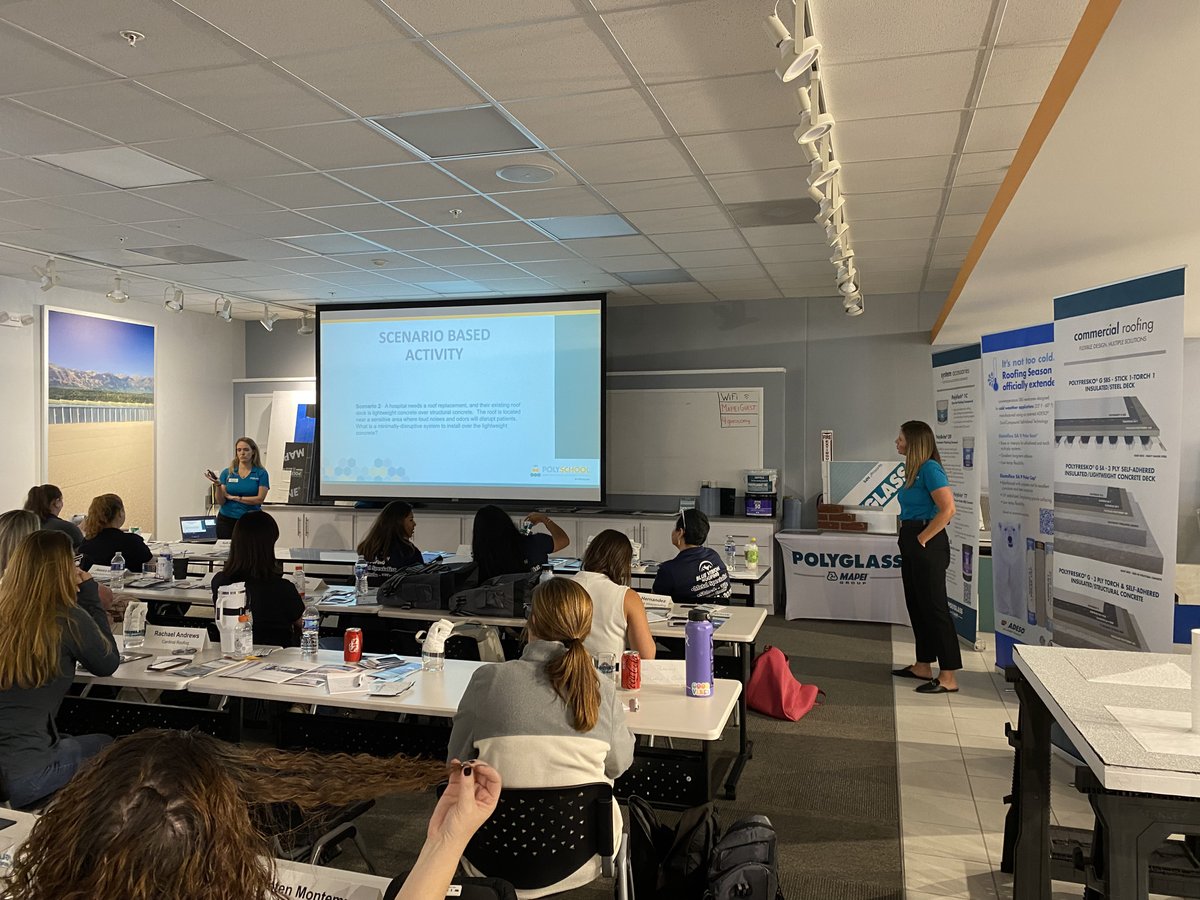 PolyglassUSA's tweet photo. ๐ธ A great day at #Polyschool in Winter Haven, FL!
We teamed up with Coating Shop for a special CoatingsTalk (RLW) on roofing education, training & workforce development.
๐ง Watch/listen here: https://t.co/F2QCpy4YLw
#Polyglass #RoofTraining #RoofingIndustry https://t.co/GZirfz5T3h