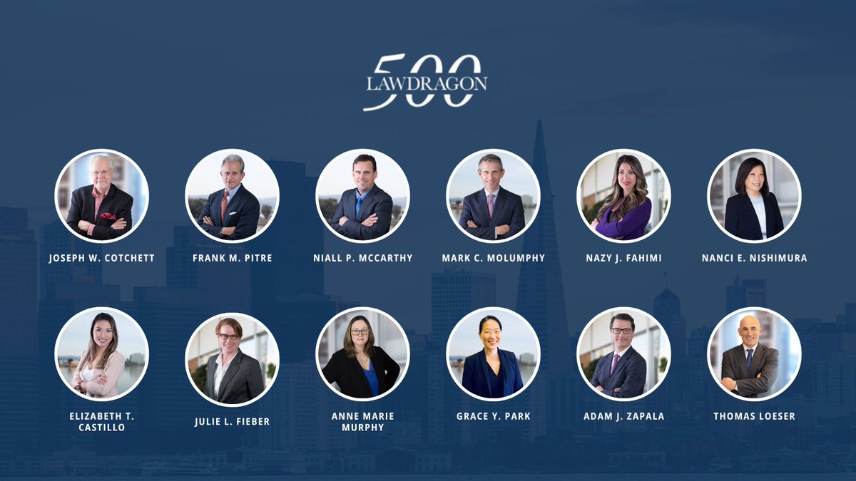 12 of our partners have been recognized in Lawdragon’s 2025 “500 Leading Plaintiff Financial Lawyers” guide. This honor recognizes their achievements across a broad range of practice areas, including antitrust, environmental &amp; toxic tort, and securities &amp; consumer class actions.