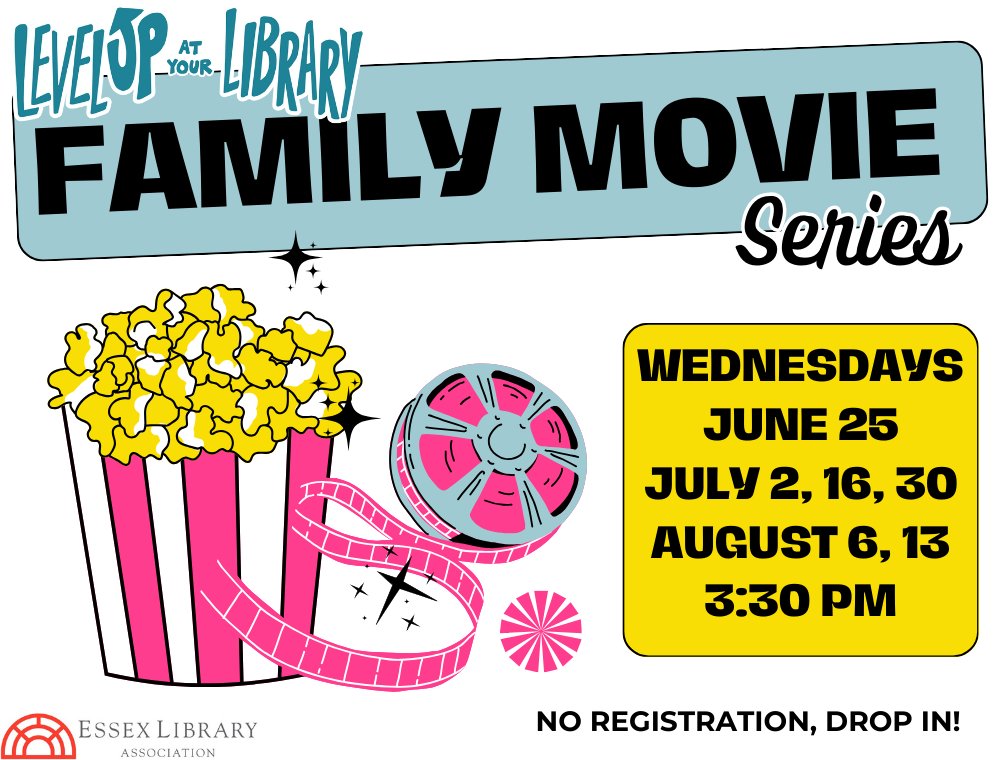 sxlibrary's tweet photo. Level Up! Family Movie Series
July 2, 3:30 PM
🎮🎥🍿
For movie title and description, please see:
https://t.co/G1EG8BfuaU
#familymovienight #movienight #familytimeisthebest #familytimefun #invitationtoplaylearngrow #movies #library #libraryprogram #supportyourlocallibrary https://t.co/dr0MHsAQGs