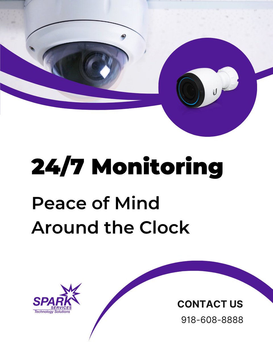 sparkitservices's tweet image. Security shouldn’t sleep, and with SPARK Services, it doesn’t. 

Our 24/7 monitoring solutions keep eyes on your business day and night, offering real-time alerts and constant peace of mind.

Get full-time protection at sparkservices.net

#247monitoring #businesssecurity