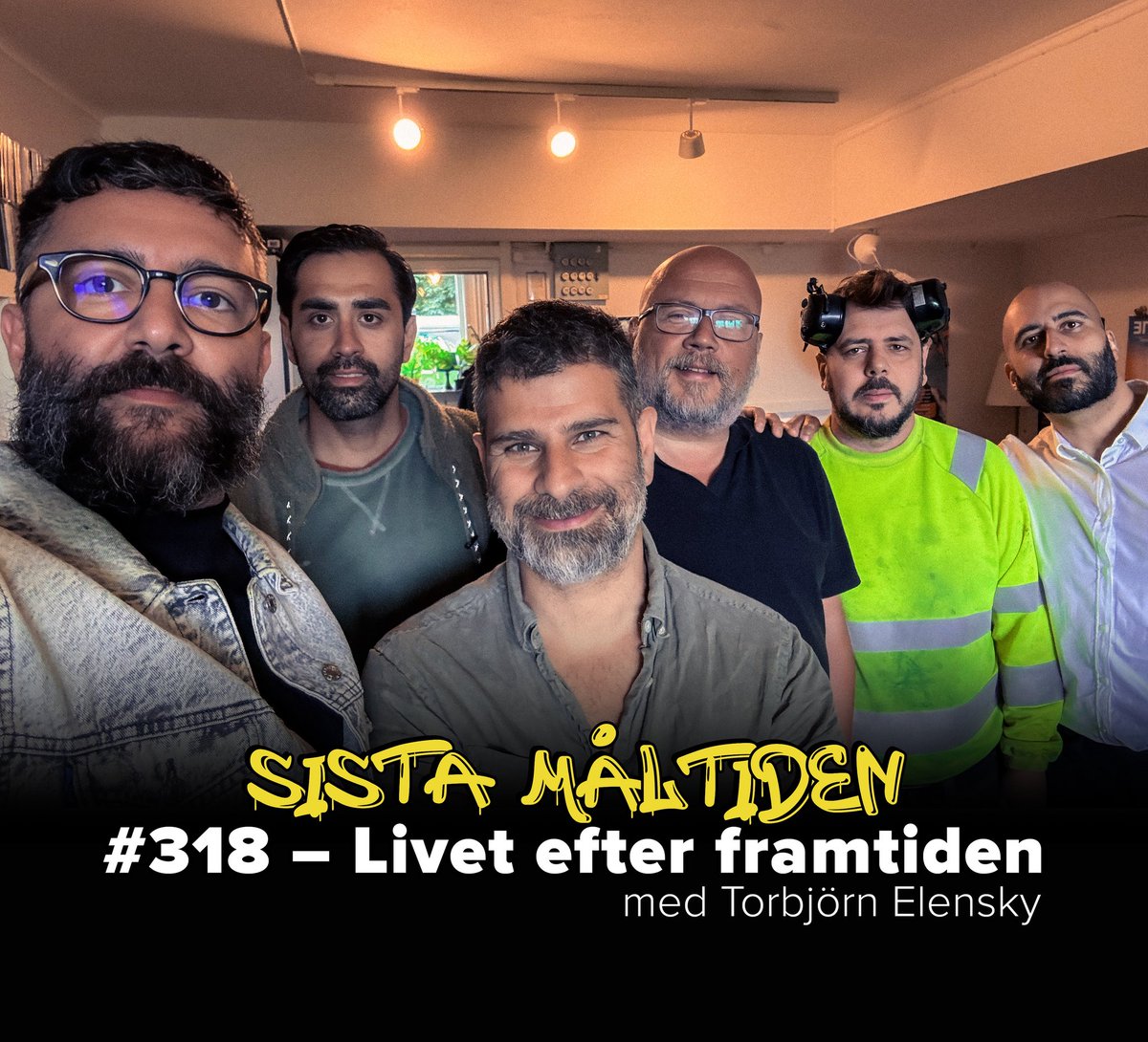 Torbjörn Elensky gästar Sista måltiden. Torbjörn är författare, kulturskribent, librettist och dramatiker. Han är just nu aktuell med sin nya bok Livet efter framtiden.