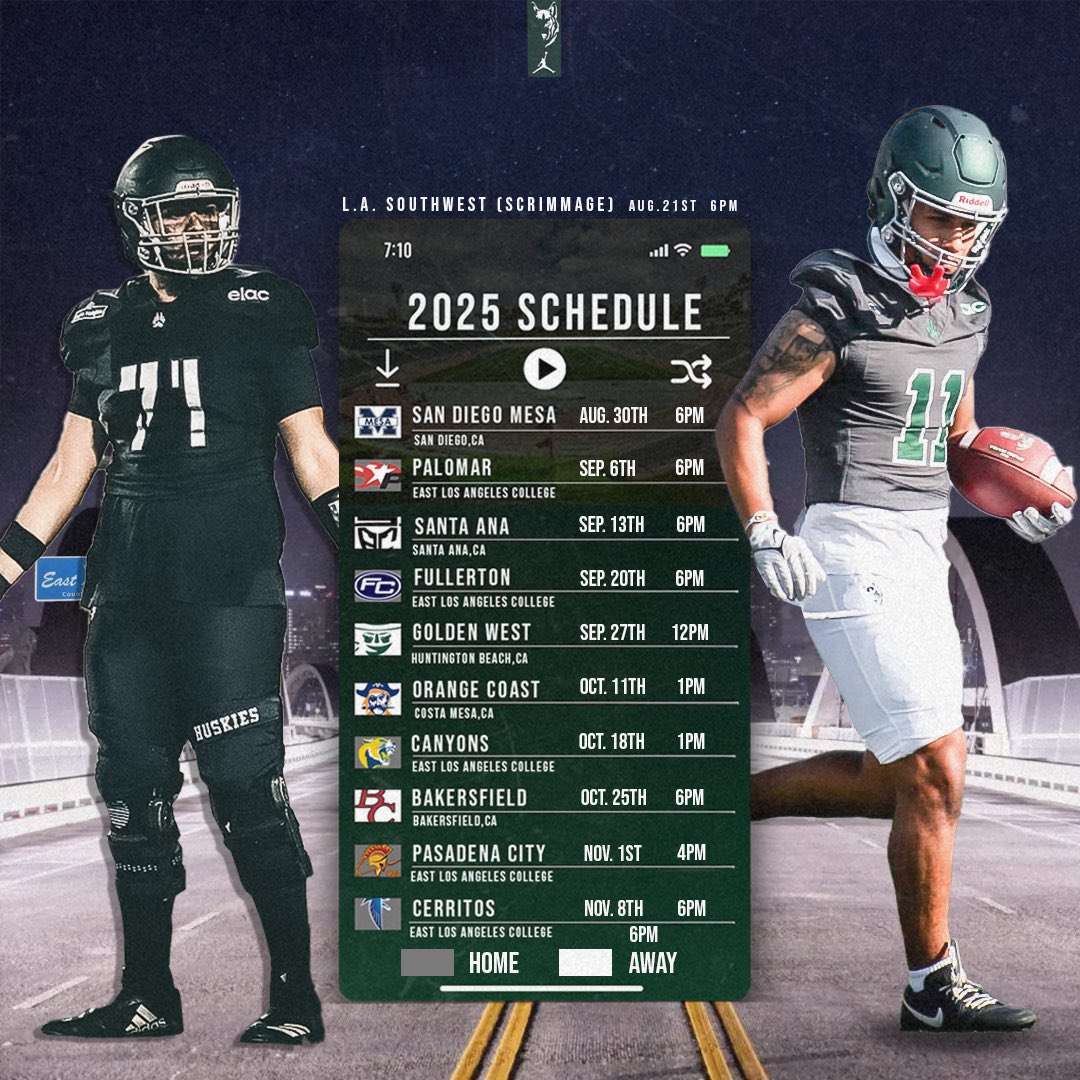 🚨2025 Schedule is locked in #RunWithThePack