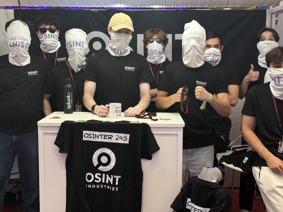 OSINT Industries are all set up for <a href="/_leHACK_/">leHACK</a>  2025 in Paris! Stop by at Stand 6 and put us to the test: challenge us to see what we can find out about you! 

Oh . . . and we have a 'Chien Robot' to use the vernacular! Introduce yourself and take the controls!