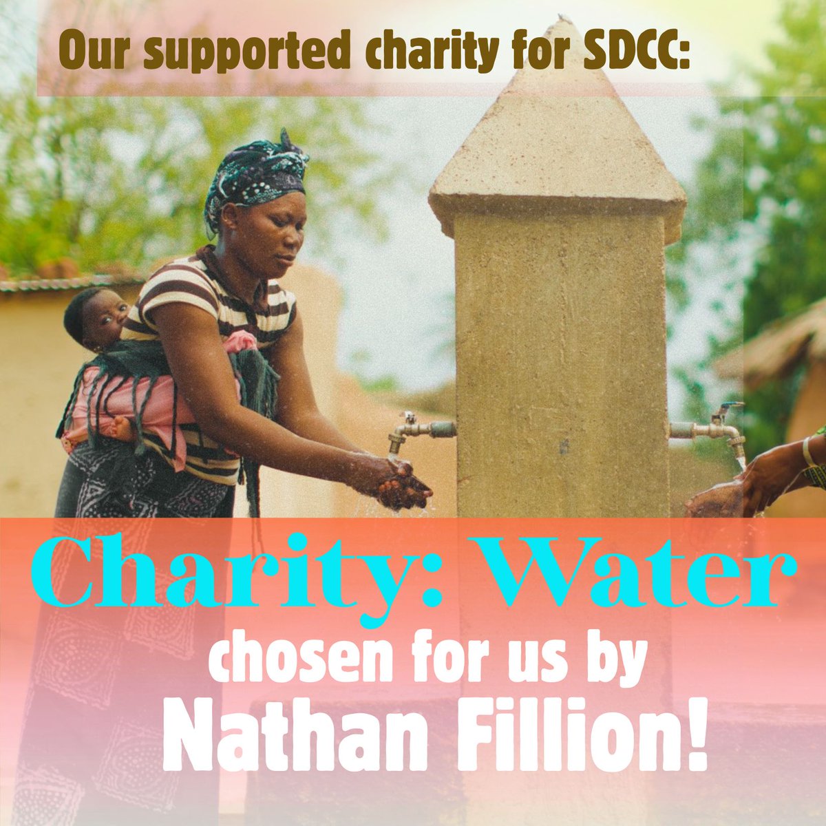 CABrowncoats's tweet photo. CABC @ SDCC NEWS: Our supported charity is one that is important to our Captain, Nathan Fillion. At his request, we're happy to support @charitywater through our fundraising efforts at San Diego Comic-Con this year. We love our Cap'n! #sdcc #SanDiegocomiccon #browncoats https://t.co/wY6HYtDwu2