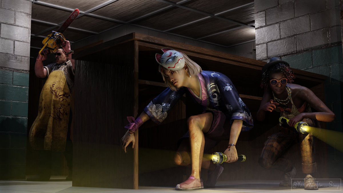 I got home to the amazing opportunity to play with <a href="/JaneIsLive/">Jane's Alternate Account! 🏳️‍⚧️</a>, <a href="/ThatViolinChick/">ThatViolinChick 🦋</a>, &amp; <a href="/TCBoogeyman/">The Certified Boogeyman</a> so I am hitting the button as originally planned, but now with even cooler plans in the fog! Happy 9 years to me and DBD, its been a long relationship, and I'm looking forward to many