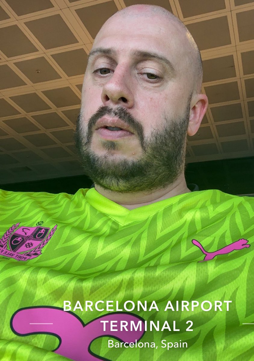 When <a href="/FCBarcelona/">FC Barcelona</a> met <a href="/OfficialPVFC/">Port Vale Football Club</a> maybe we can get a pre season friendly #barca v #pvfc #PVFC150 be a great celebration for our 150 year season 😝😝🤣🤣