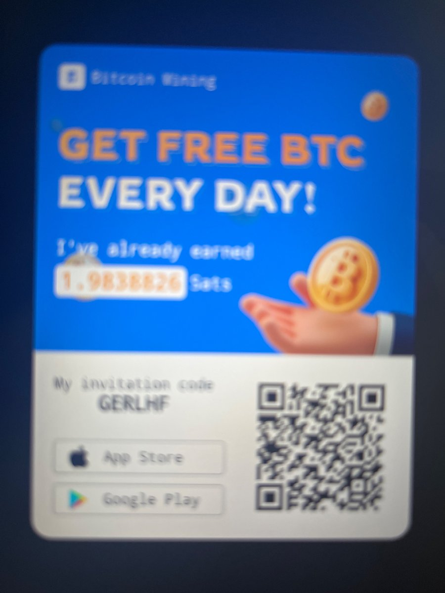 Mischievous2044's tweet photo. Get your free BTC everyday and the number is going up https://t.co/KHNTYYsS54