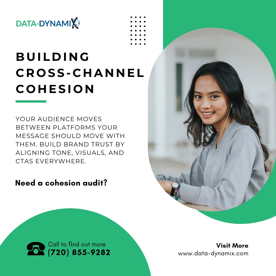DataDynamix1's tweet image. 🌐 Your audience moves between platforms—your message should move with them. Build brand trust by aligning tone, visuals, and CTAs everywhere. Need a cohesion audit? DM “BRAND FLOW”. #CrossChannelMarketing #MessageAlignment #AdFlow