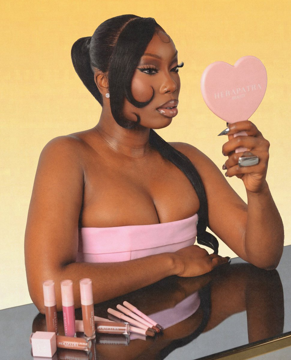 herapatra's tweet image. HB💋 it’s finally here! My lipglosses are out now! Herapatrabeauty.com