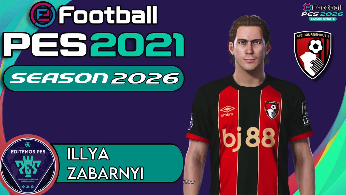 ⚽️eFootball PES: Season 2026 | COMO CREAR A ILLYA ZABARNYI | Tutorial Co... youtu.be/qc276gsE3PE?si… vía <a href="/YouTube/">YouTube</a>

<a href="/EditemosPES/">Editemos PES</a>