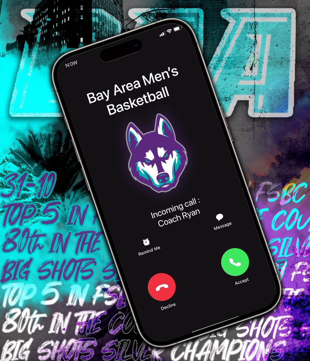 CoachRyan_BAA's tweet image. Phone calls ready to go out… Final few spots looking to fill for our 2025-26 Schedule that’s shaping up to be a good one. If your looking to develop your game, compete on a national schedule, experience what college is all about than Bay Area is where you want to be! dm us now…