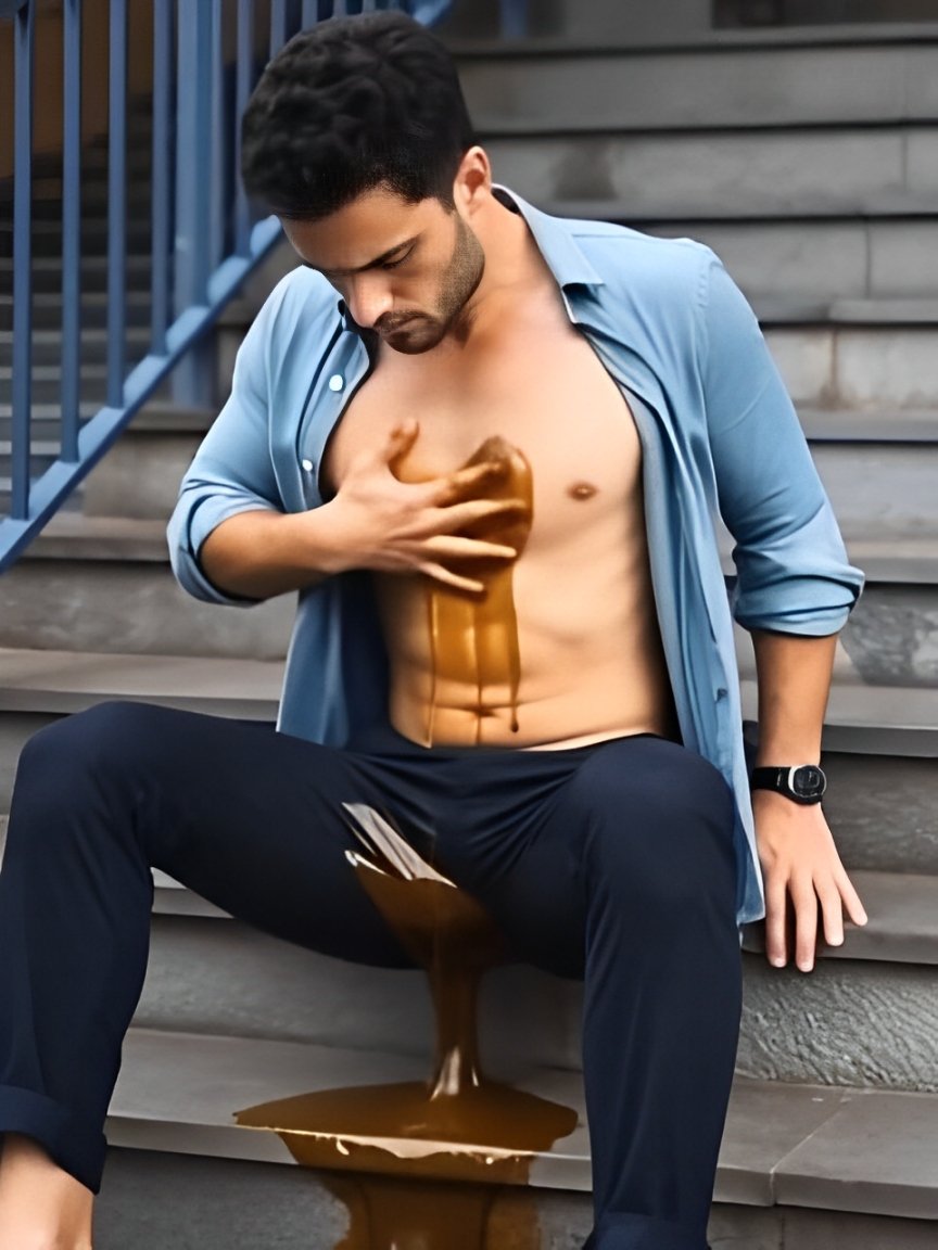 ManSuitsPoop's tweet photo. One early morning he went outside on the porch of his New York home. Sitting on the steps, he shit himself and, became horny, decided to make the situation worse💩
#poopinginpants #pantspooping #pantsmessing https://t.co/BWgdJZT0R5