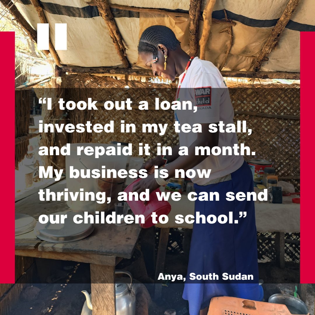 Community-led economic empowerment is a main focus of our work toward providing opportunities in war-affected regions. 

Learn more from our 2024 Impact Report: warchildusa.org/wp-content/upl…

#WomenInBusiness #RefugeeResilience #WarChildImpact