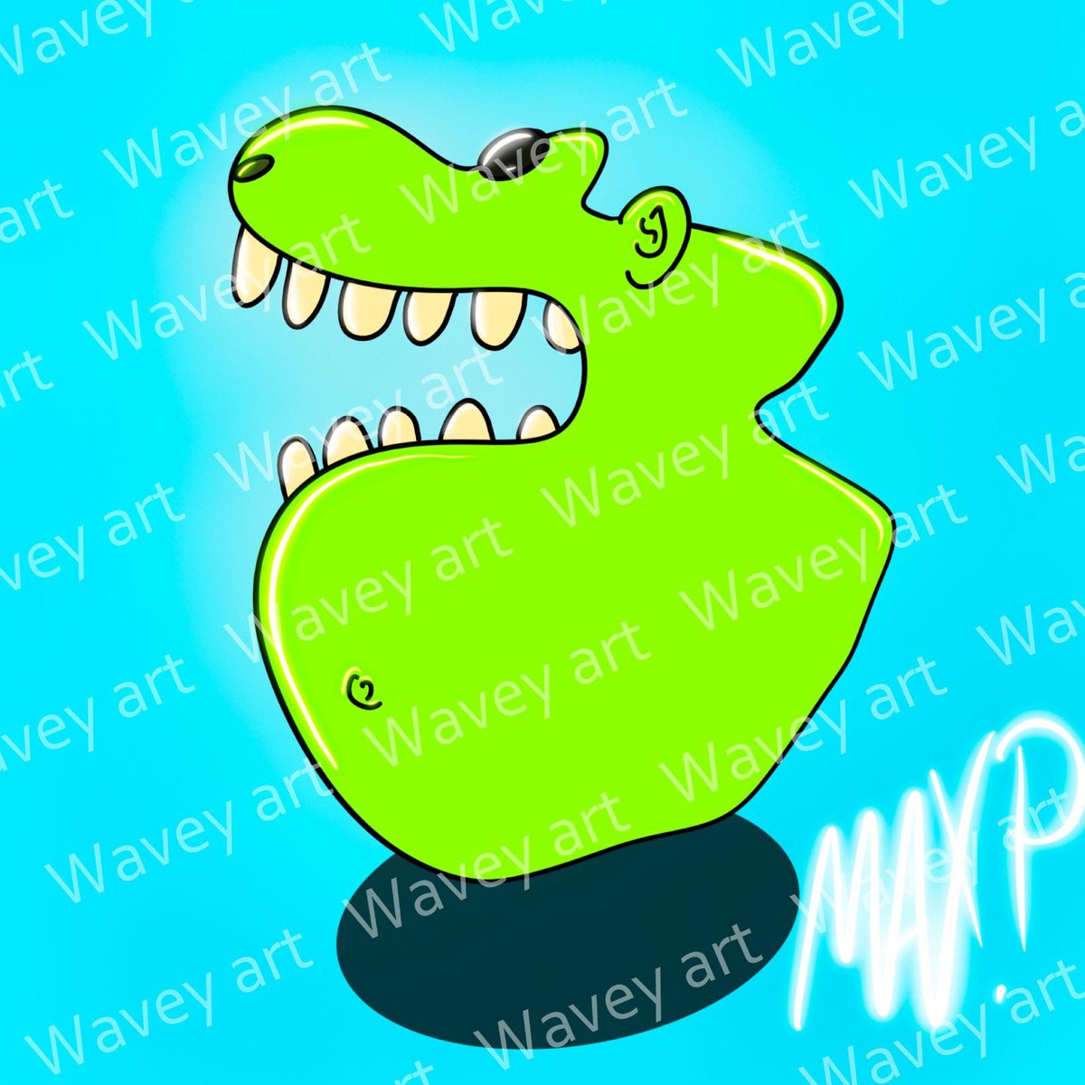 No shortcuts. No filters. No AI.

Just me, my iPad, and hundreds of hours of drawing.

This one hits different. 🖤  
30x30 and 40x40 cm prints – limited, signed &amp; numbered.

🛒 waveyart.com

#HandDrawn #ProcreateArt #DigitalArtist #OriginalArt #ArtCollectors #WallArt