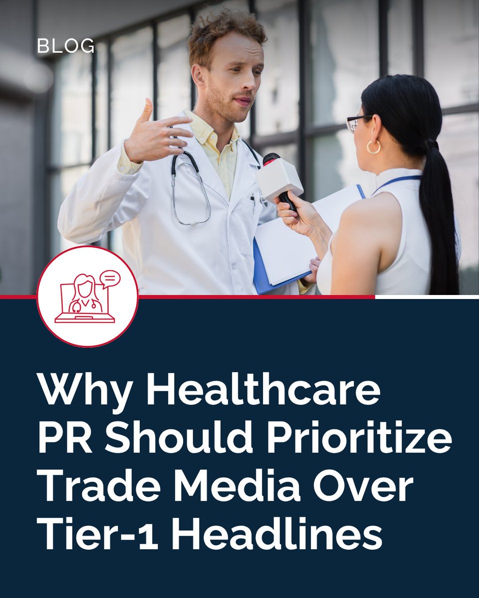 Tier-1 coverage builds buzz—but trade media builds trust.

In our latest blog, the Matter Health team explains why trade outlets are essential to a smart #HealthcarePR strategy— delivering deep, targeted impact. 👇
bit.ly/4l0W2EH
#MatterHealth #EarnedMedia #PRStrategy