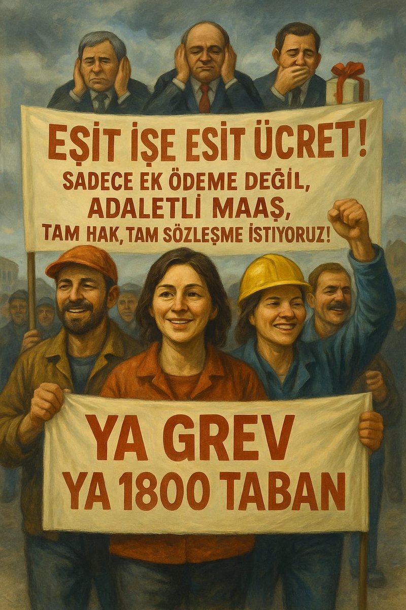 KarayollarP's tweet photo. 📣 Artık yeter!
Her sözleşmede oyalandık, sustuk, bekledik.
Şimdi netiz: YA HAKKIMIZ VERİLİR, YA GREV GELİR!
YaGrev Ya1800Taban https://t.co/mrhBXRUjNi