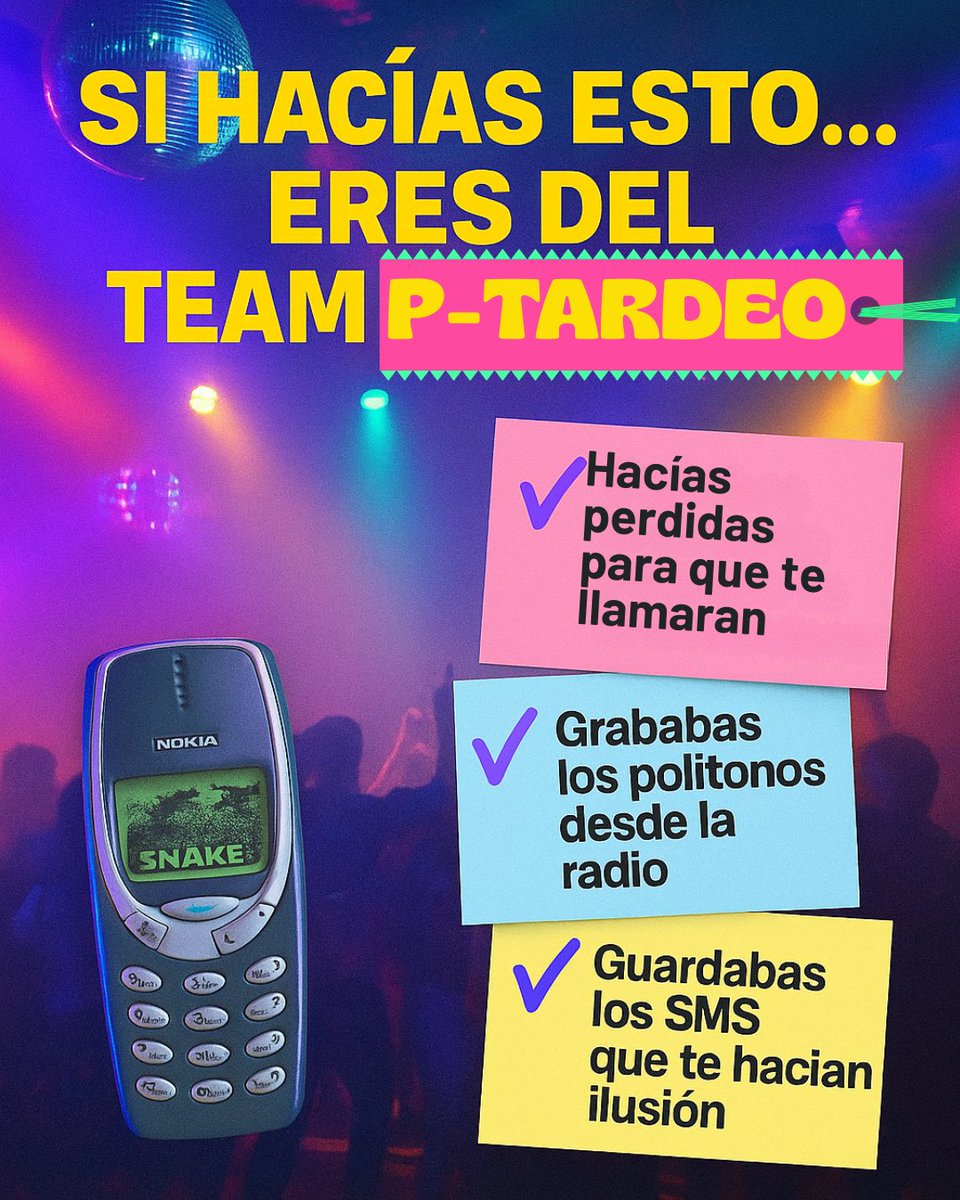 Si recortabas fotos con Paint,
si tu fondo del Messenger decía “vive cada día como si fuera el último”,
y si reenviabas cadenas por miedo a quedarte sin amor...
Confirmamos: eres del TEAM PETARDEO

#PTardeoFest2025