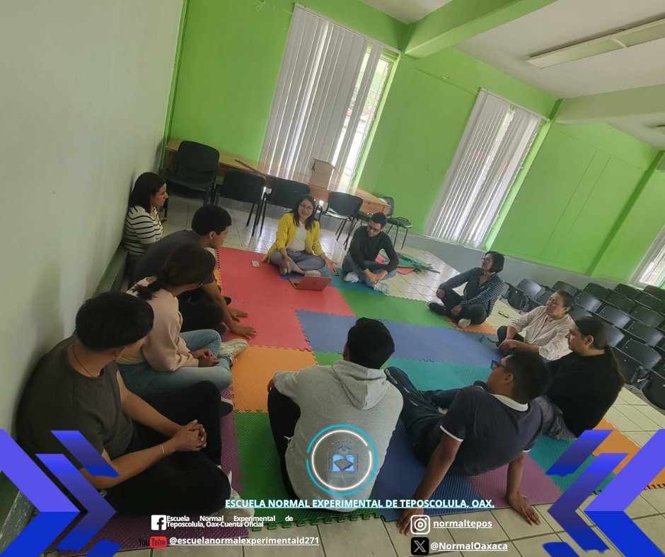 NormalOaxaca's tweet photo. El día de hoy se llevo o cabo el taller_“Gestión del estrés" por parte del área de Psicopedagogía de la ENETO con alumnos del 8vo semestre de ambas licenciaturas, así como personal docente y no_docente de la institución a favor de una salud mental https://t.co/Ddeyv0ihQl