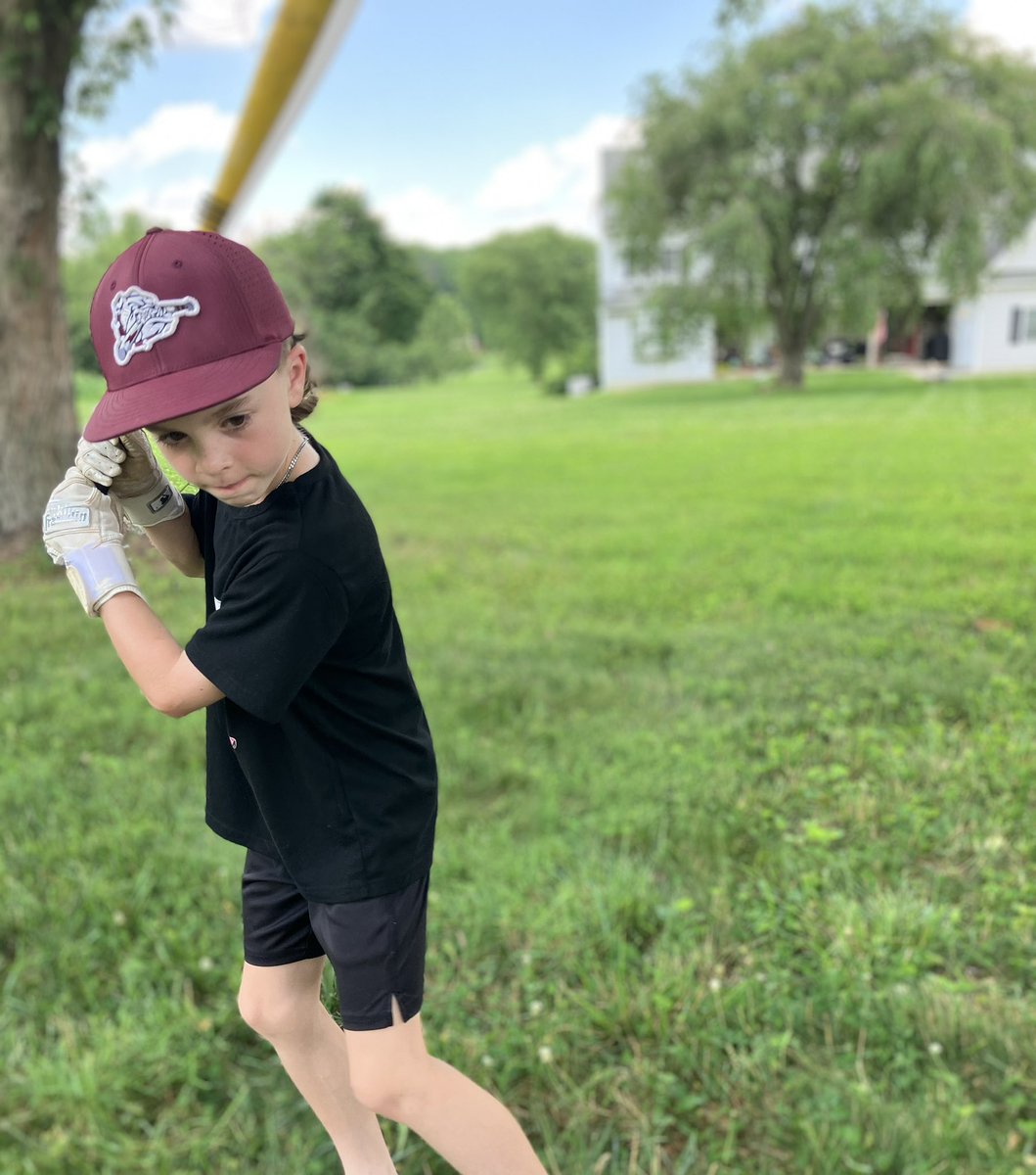 My eight year old son is completely infatuated with baseball. He loves everything about the game. This summer has let me soak it all up with him, soft toss, BP, fielding…any chance he gives me I can’t say no. I know I won’t be asked forever.