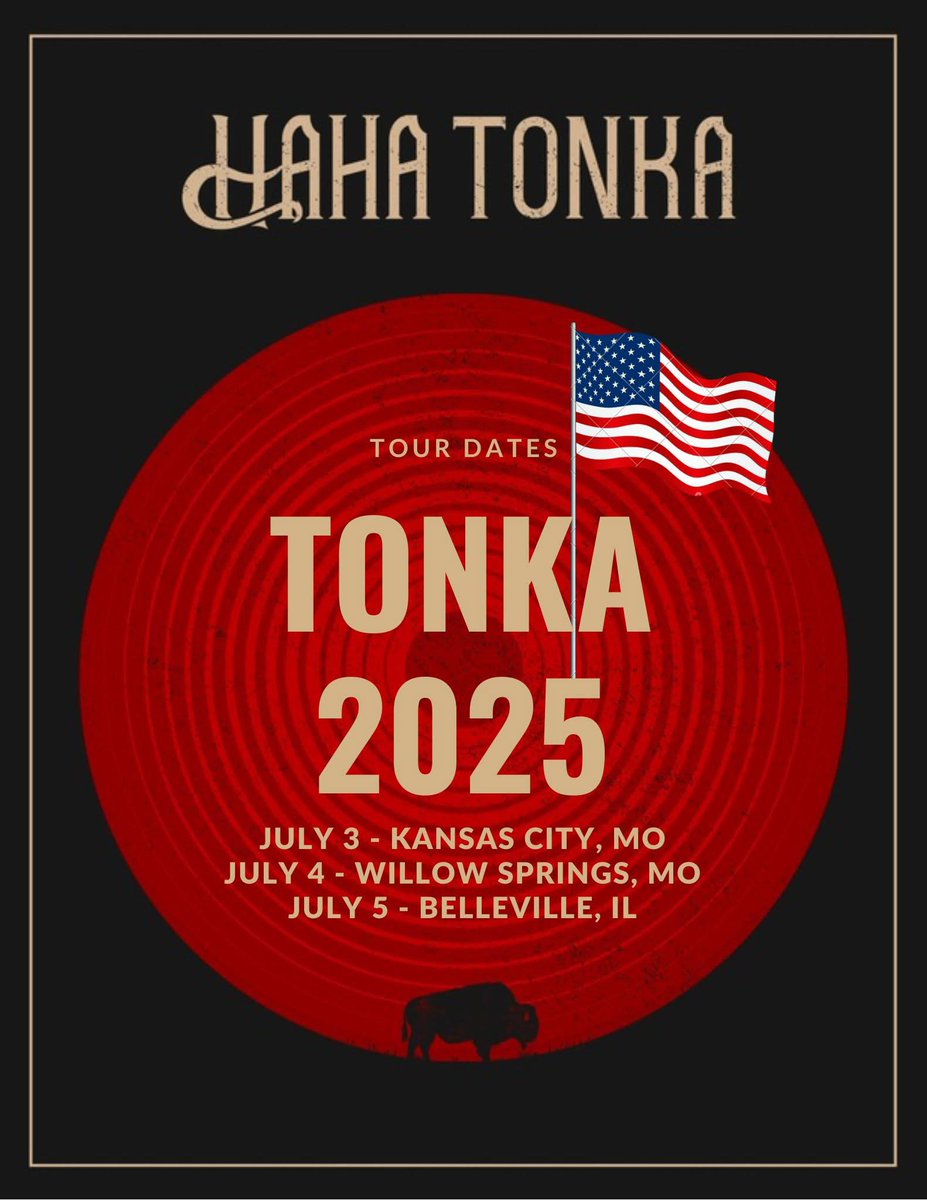 Hey folks, we're just 1 week away from our very special 🇺🇸 holiday weekend of shows! Here's the details - 

July 3 @ Lemonade Park - Kansas City, MO
July 4 @ Pine Meadows - Willow Springs, MO
July 5 @ Eckert's  - Belleville, IL

Gonna be a rowdy weekend...let's partayyyy! 🎆🍻
