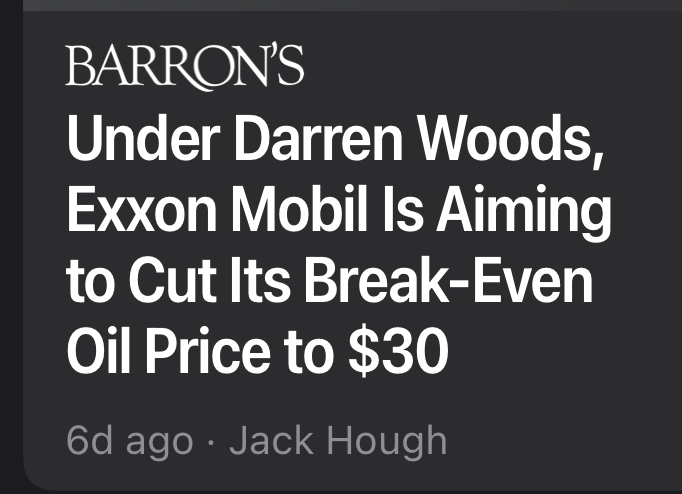 brianjharriscom's tweet photo. @DaveHcontrarian @Evizz3 @jessebday Just saw this today, @DaveHcontrarian  Looks like XOM agrees with you! https://t.co/Hmq1Vu0M1X
