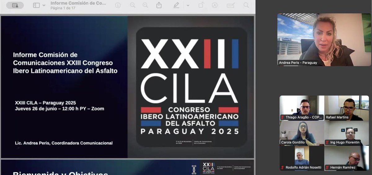 🔊 La Comisión de Comunicaciones del #CILA se reunió para seguir impulsando, con visión y estrategia, el rumbo hacia a noviembre.
🌎 Delegados y autoridades de toda Iberoamérica compartieron avances y próximos pasos para fortalecer la comunicación técnica y regional.
#XXIIICILA