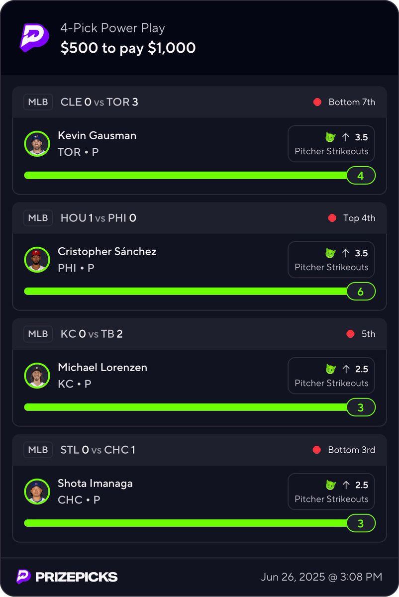 MF BANGGG ⚾️🔥💣🏟️🏧✅ 

You going to join or what?! 

Another cashed slip, stop 😴😴 

dubclub.win/r/p/pri-jf9pa/…