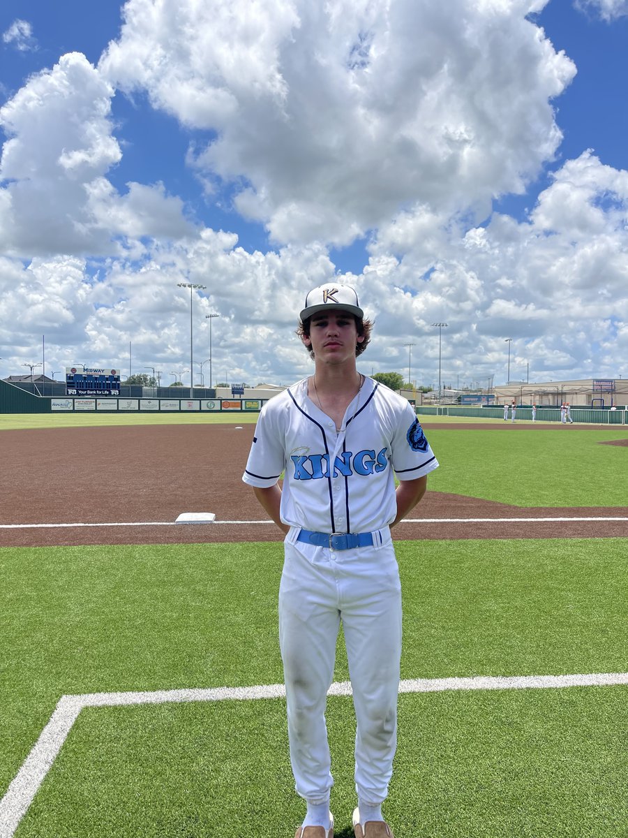 F: <a href="/NTXKingBaseball/">NTXKingsBaseball</a> 17U Ehr 4, Tri County Aces 18U 2
PoG: Khyln Barton 1-2, 2 RBI