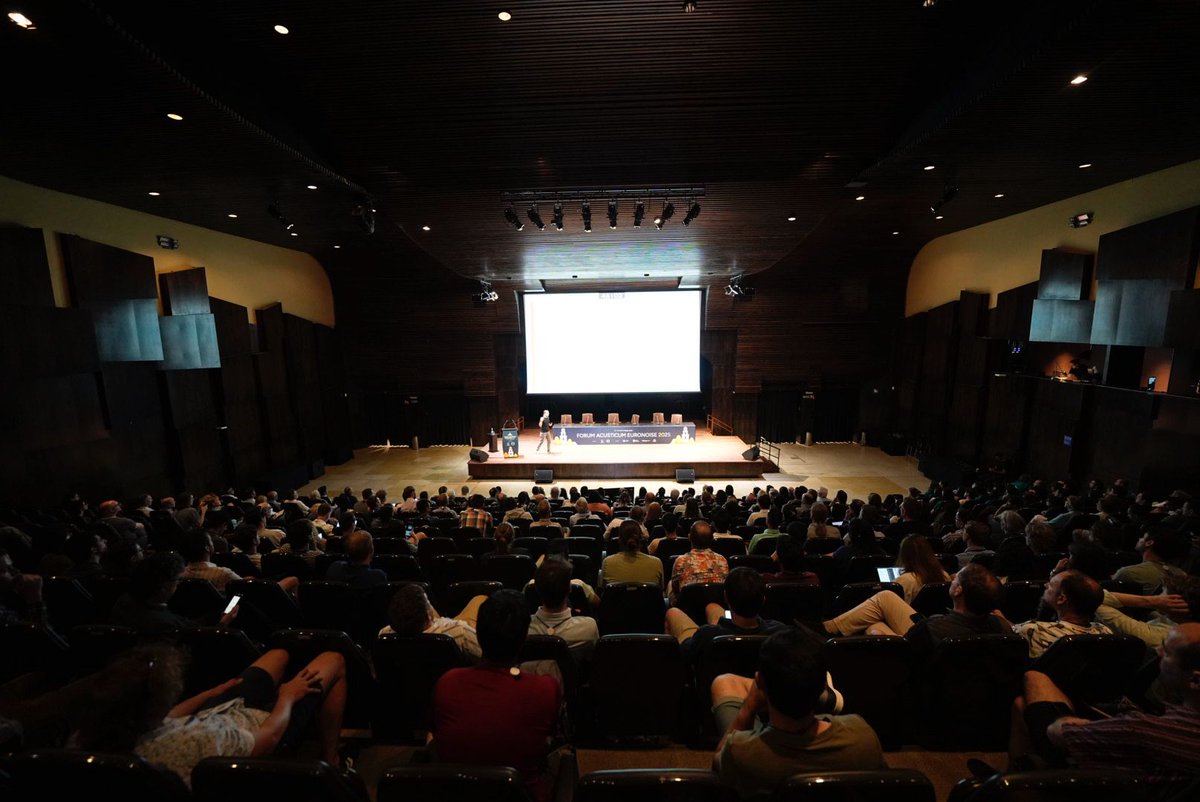 Forum Acusticum / Euronoise 2025 (@faeuronoise2025) on Twitter photo Wrapping up Forum Acousticum Euronoise 2025 on a high note!
Thank you for the energy, insights, and shared 
vibrations
See you at the next frequency.โ Wrapping up Forum Acousticum Euronoise 2025 on a high note!
Thank you for the energy, insights, and shared 
vibrations
See you at the next frequency.โ