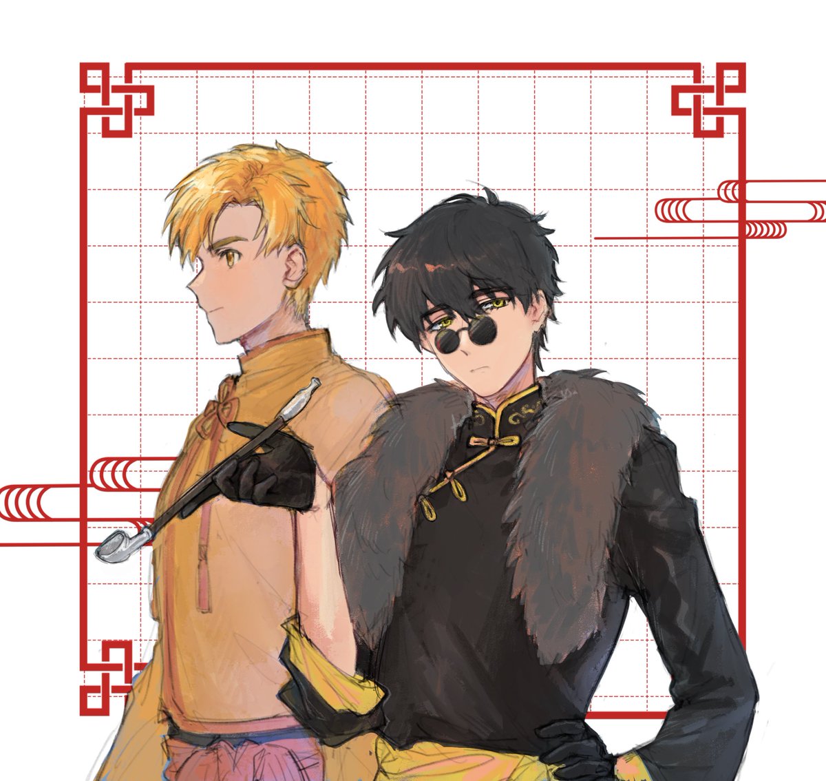 gmroakcae's tweet image. 教练组
（不会画男性真是地狱啊
#メダリストFA