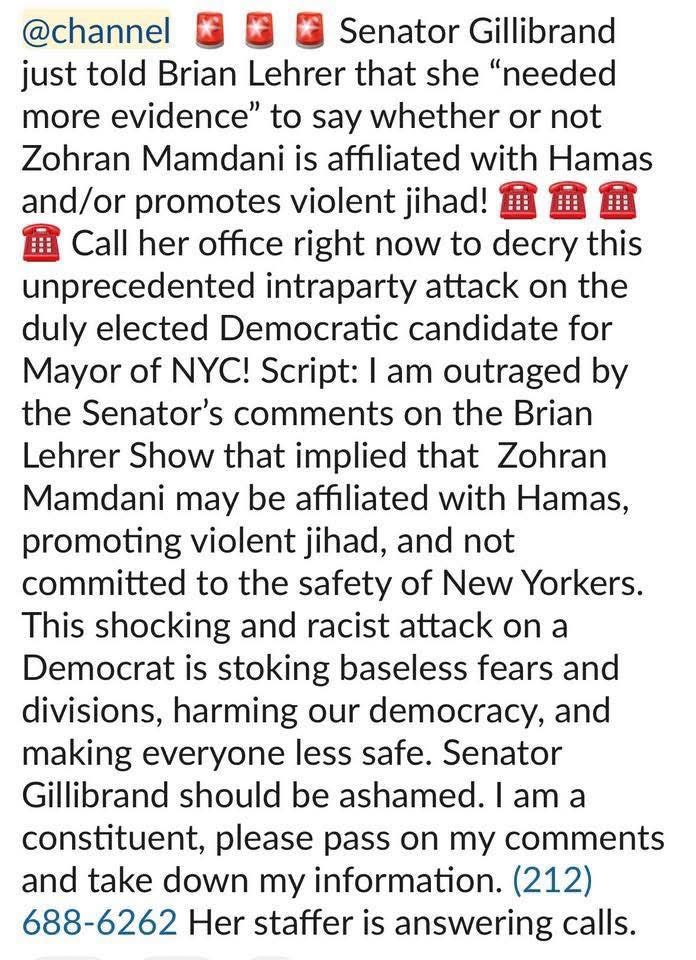 I am appalled and really angry. Please call Gillibrand’s office today. <a href="/JoshForNY/">Joshua Sauberman • זאוברמן</a> <a href="/joshdubnau/">Josh Dubnau 🇵🇸</a> <a href="/NYPANetwork/">New York Progressive Action Network</a> <a href="/JFREJNYC/">Jews for Racial & Economic Justice Action</a> <a href="/sethmpk/">Seth Pollack</a> <a href="/JvpAction/">Jewish Voice for Peace Action</a> <a href="/NYWFP/">NY Working Families Party</a> <a href="/josephjsackman/">Joe Sackman</a>
