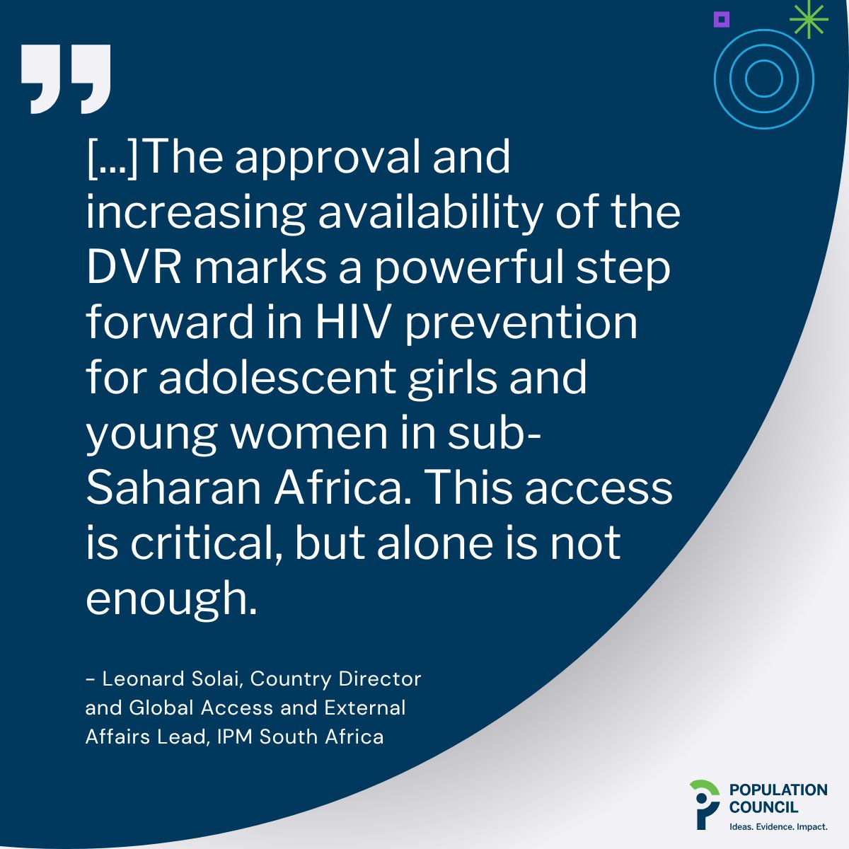 📢 Big news in #HIVPrevention! Our monthly dapivirine ring, a long-acting, user-controlled option is now recommended for AGYW ages 16+, an expansion of the EMA's 2020 initial positive opinion. #CBRPC

Read our press release: bit.ly/3I1kaZh
