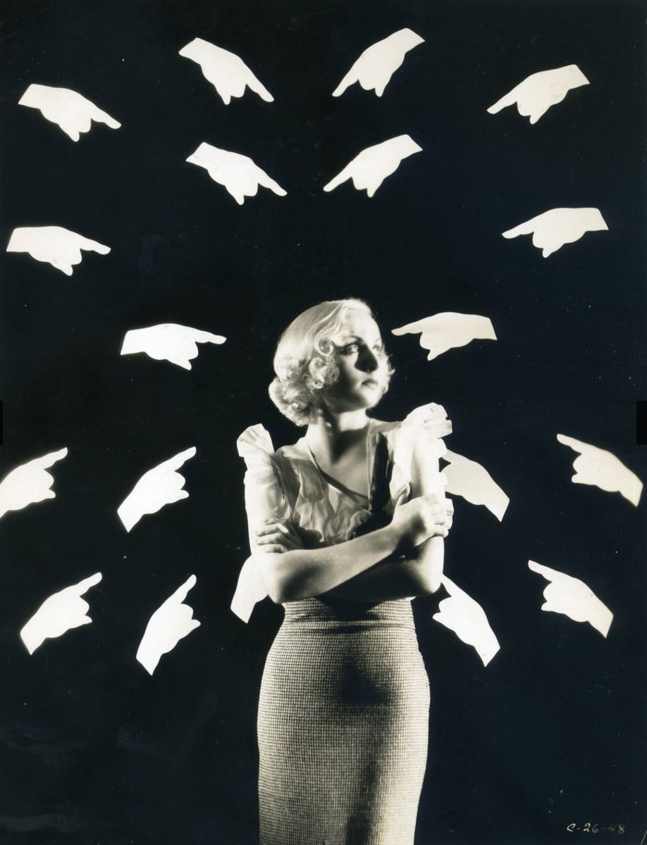 Always a thrill to come across a new photograph I've never seen before. Carole Lombard in an unusual publicity shot for one of her best early roles. Virtue (1932). Credit: linden.renz on flickr