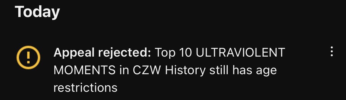 Disappointed but I understand!!! Worked hard on this video just sad it’s not going to get promoted and not many will see it. Going to just throw the video up soon. Blows 😔