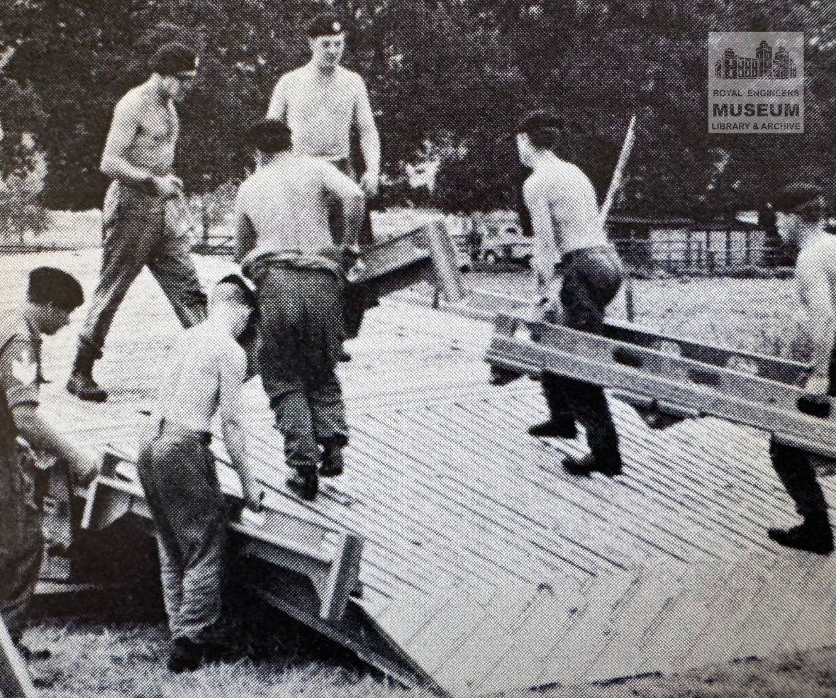 The Weymouth Sapper (@weymouthsapper) on Twitter photo Bring back shirtless bridge builds!
<a href="/Proud_Sappers/">Corps of Royal Engineers</a>
<a href="/thinkdefence/">Think Defence</a>
#sappers
#MGB
#MGOB
📸 Royal Engineers Museum Bring back shirtless bridge builds!
<a href="/Proud_Sappers/">Corps of Royal Engineers</a>
<a href="/thinkdefence/">Think Defence</a>
#sappers
#MGB
#MGOB
📸 Royal Engineers Museum