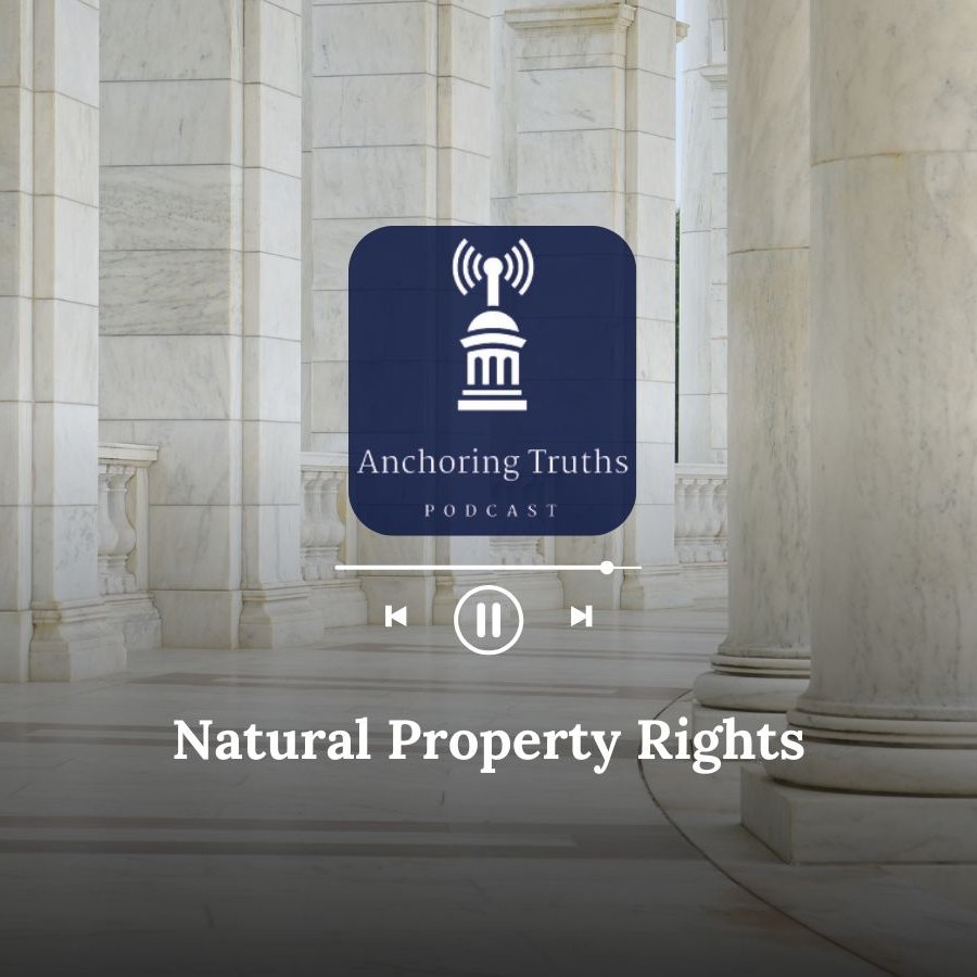 AnchoringTruths's tweet image. In our latest podcast, Prof. Eric Claeys discusses the ways a natural right for property is justified and limited.
Listen now: anchoringtruths.org/2025/06/26/nat…