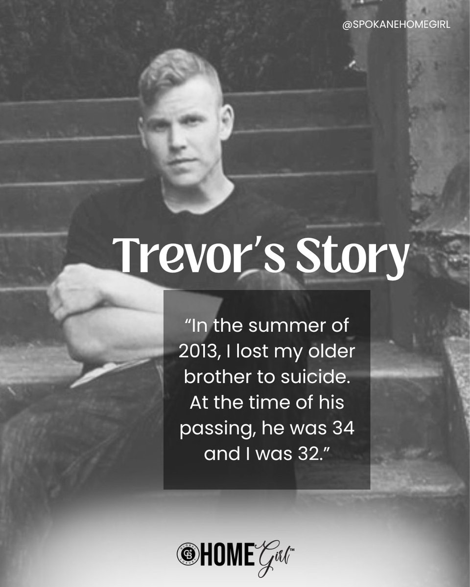 SpokaneHomeGirl's tweet photo. In 2013, Trevor lost his brother to suicide. They were two years apart—Trevor was 32, his brother 34. The grief was crushing, and for a long time, Trevor kept silent. Trevor’s story is powerful, honest &amp; filled with hope. 🌟

🔗 https://t.co/0Tv3uFpWWu

#FindingHopeAtHome https://t.co/ufns2wXuMM