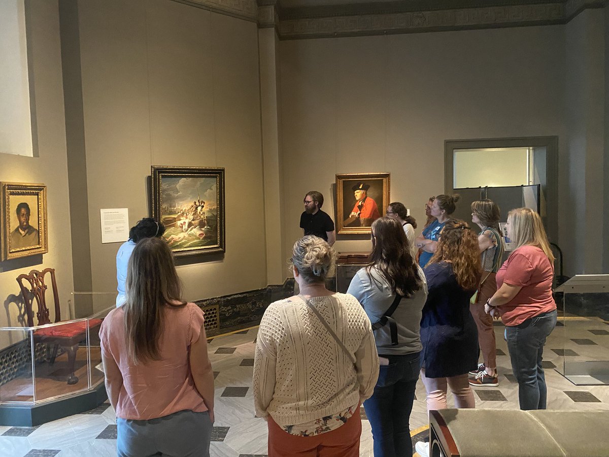 jlbowling's tweet image. Teachers at #CTintheD are using visual thinking strategies to connect art with Computational Thinking. Lots of great discussions! @DIADetroit @ProjectTomorrow @WayneRESA @GabrionLaura