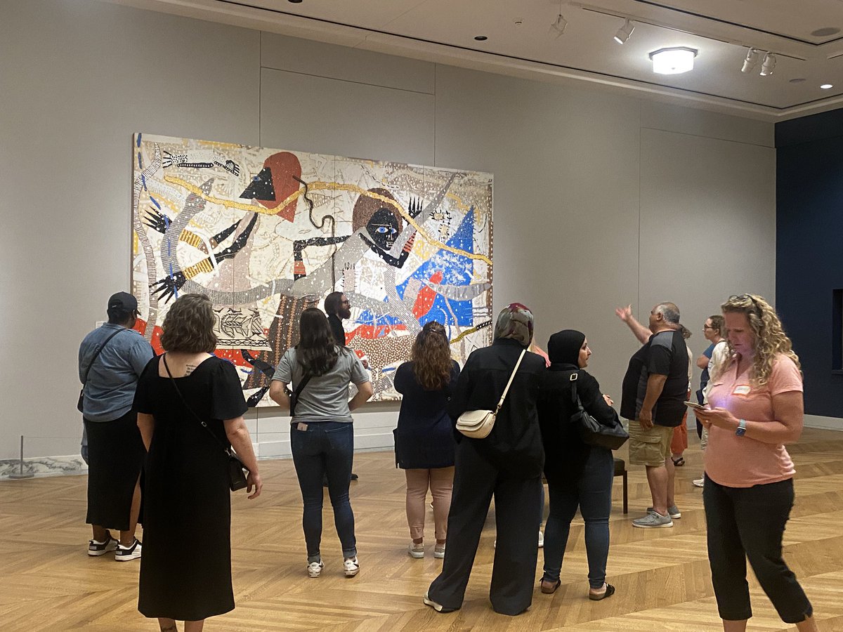 jlbowling's tweet image. Teachers at #CTintheD are using visual thinking strategies to connect art with Computational Thinking. Lots of great discussions! @DIADetroit @ProjectTomorrow @WayneRESA @GabrionLaura