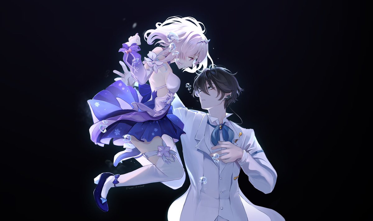 bunni_stardust's tweet photo. New illustration (･ิω･ิ)
#HonkaiStarRail #march7th #danheng #DanMarch #illust https://t.co/om4VtIhcvm