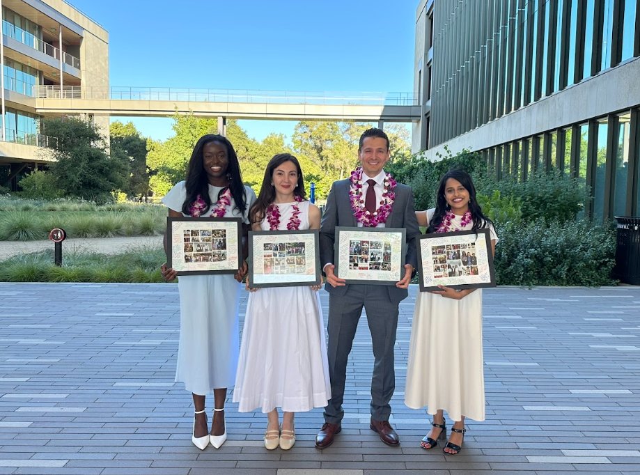 Stanford Endocrinology (@stanfordendo) on Twitter photo So proud to celebrate our graduating fellows! 🎓
Congratulations to Drs. Akcan, Ishola, Noreña, and Rao — it’s been an honor having you at Stanford Endocrinology. Wishing you all the best ahead! #FellowshipGraduation #StanfordEndo So proud to celebrate our graduating fellows! 🎓
Congratulations to Drs. Akcan, Ishola, Noreña, and Rao — it’s been an honor having you at Stanford Endocrinology. Wishing you all the best ahead! #FellowshipGraduation #StanfordEndo