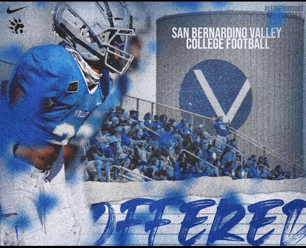 Jareath Francis (@jareathf5) on Twitter photo Beyond blessed to have received my first offer from San Bernadino valley
Agtg🙏 <a href="/Coach_Burns08/">Steve Burns Jr</a> <a href="/SBVCFB/">San Bernardino Valley College Football</a> <a href="/coachjones99/">Craig Jones</a> <a href="/RecruitMHS/">Recruit Mandeville Football</a> <a href="/Mandeville_FB/">Mandeville High Football</a> <a href="/JeritRoser/">Jerit Roser</a> <a href="/RecruitLouisian/">Recruit Louisiana™️</a> Beyond blessed to have received my first offer from San Bernadino valley
Agtg🙏 <a href="/Coach_Burns08/">Steve Burns Jr</a> <a href="/SBVCFB/">San Bernardino Valley College Football</a> <a href="/coachjones99/">Craig Jones</a> <a href="/RecruitMHS/">Recruit Mandeville Football</a> <a href="/Mandeville_FB/">Mandeville High Football</a> <a href="/JeritRoser/">Jerit Roser</a> <a href="/RecruitLouisian/">Recruit Louisiana™️</a>