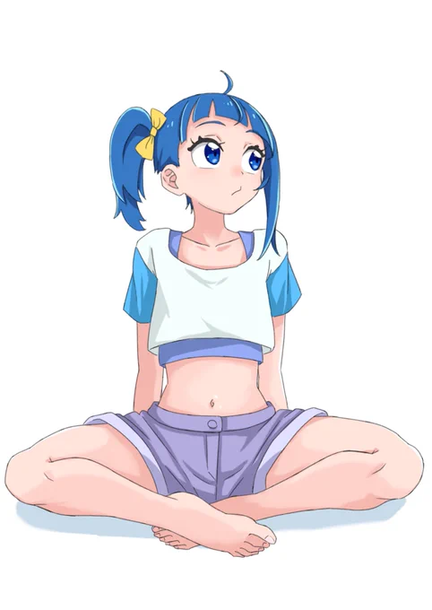胡座をかくソラちゃん #ひろプリ #precure
