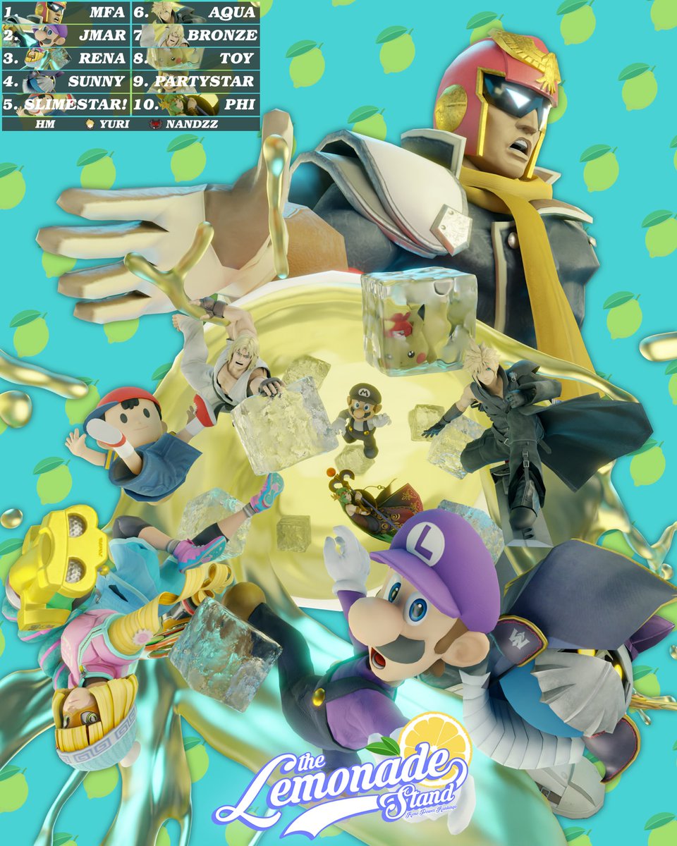 Spring Season PR 
Congratulations to all 
S/o to MFA for once again making #1 in Reno before his move and to Phi for his first ever PR

1. MFA
2. JMar
3. Rena 
4. Sunny
5. Slimestar!
6. Aqua 
7. Bronze 
8. Toy
9. Partystar 
10. Phi

HM: Yuri / Nandzz 

Graphic by: <a href="/ronbontran/">Φ</a>